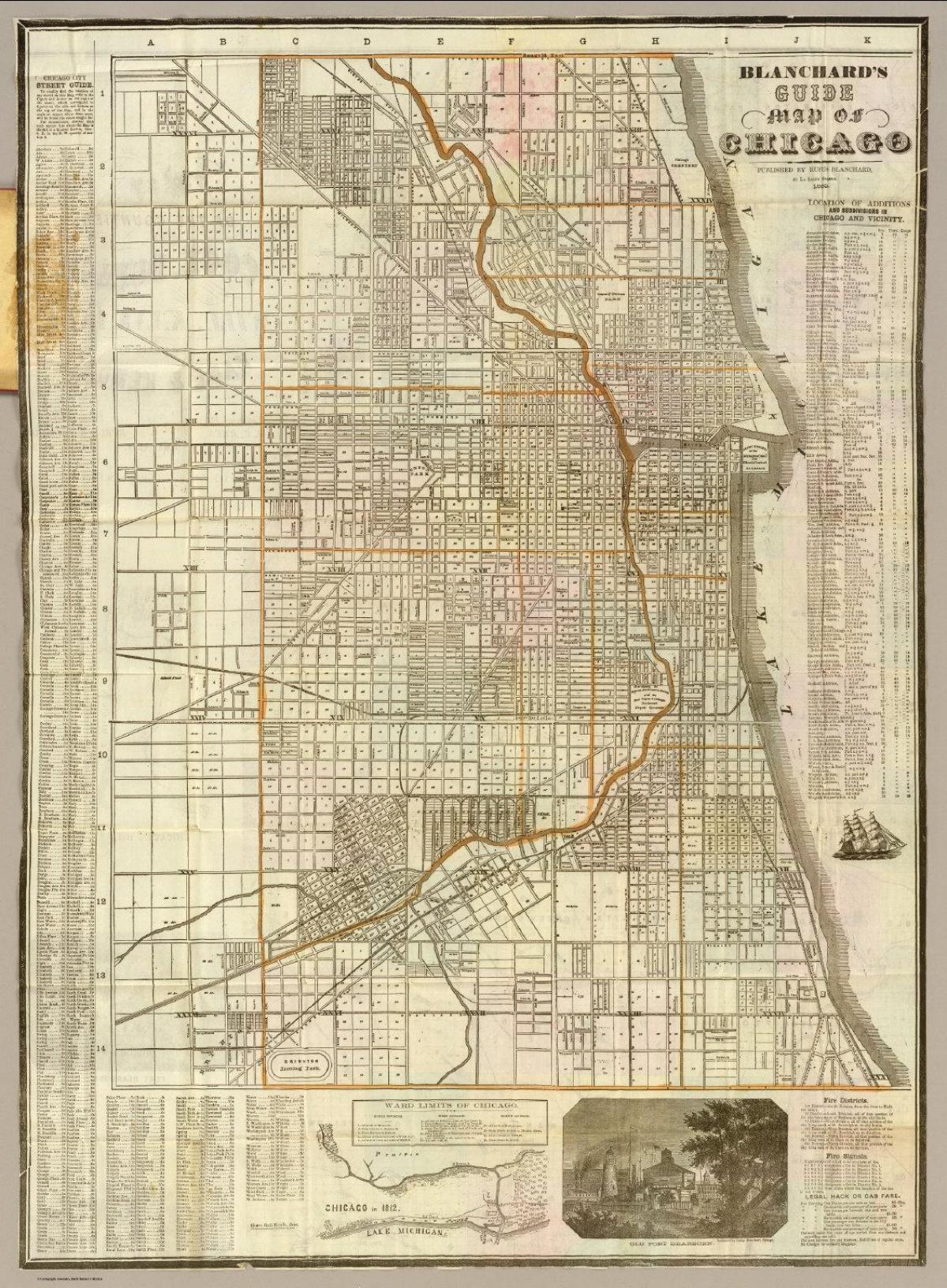 Plan historique de Chicago