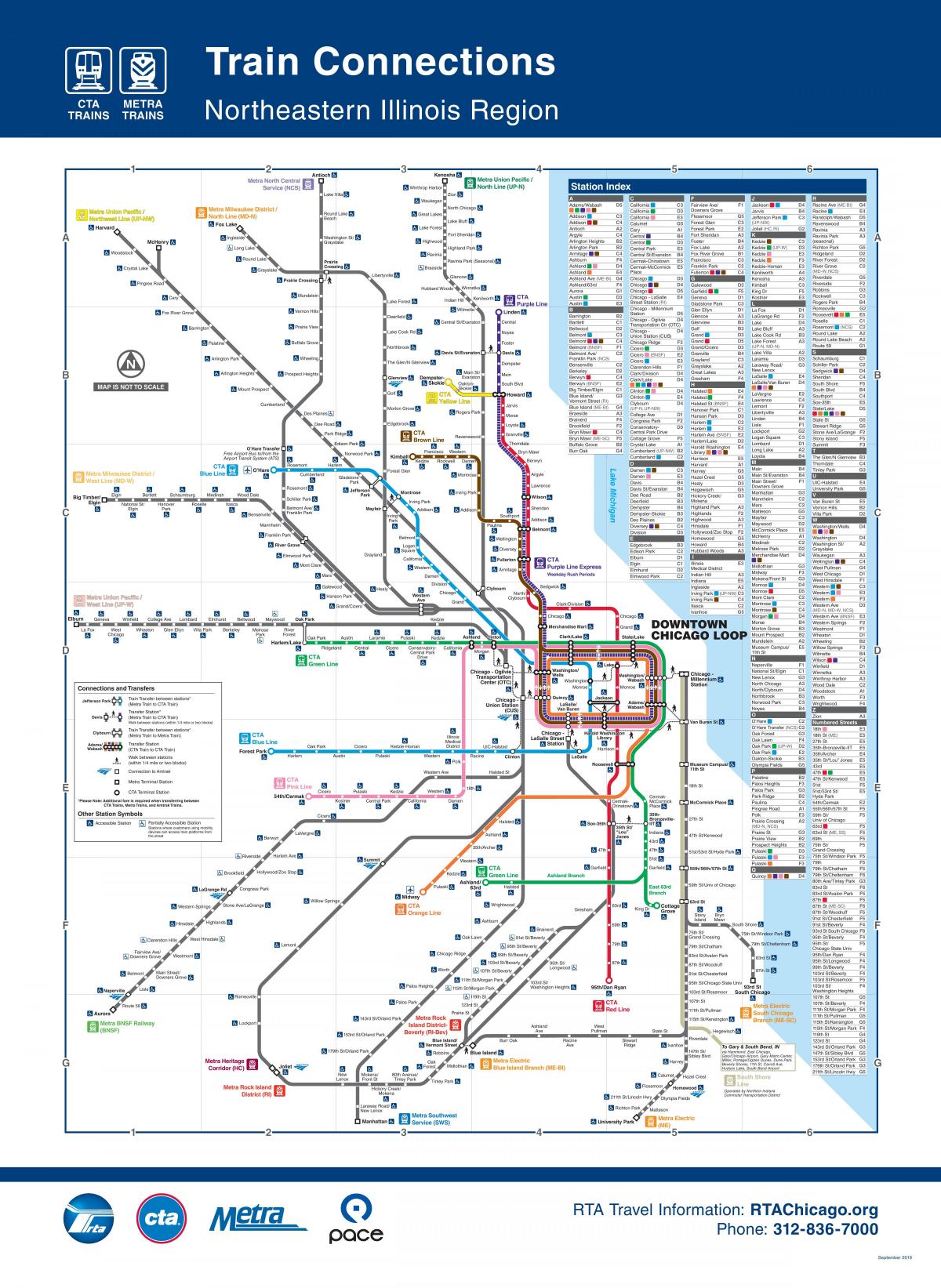 Plan du chemin de fer de Chicago